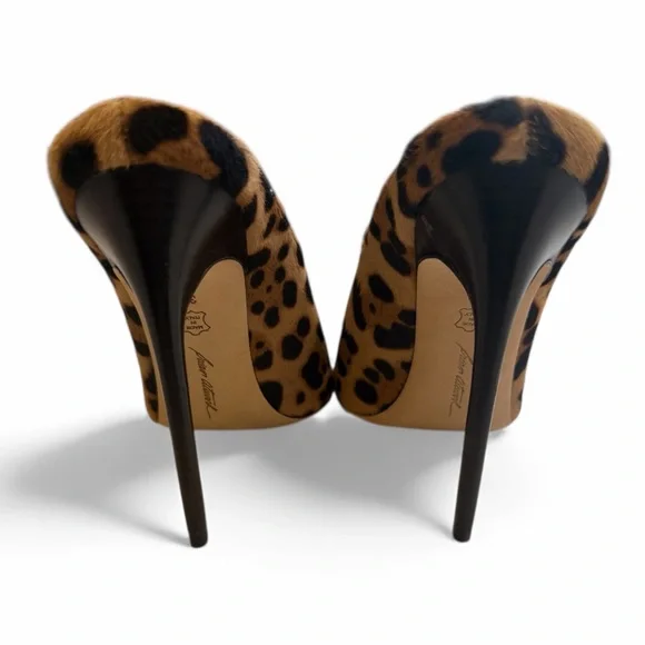 Brian Atwood‎ Women's Sexy/EDGY Leopard Stiletto Heels Size 37 (7) NEVER WORN! - Picture 5 of 6